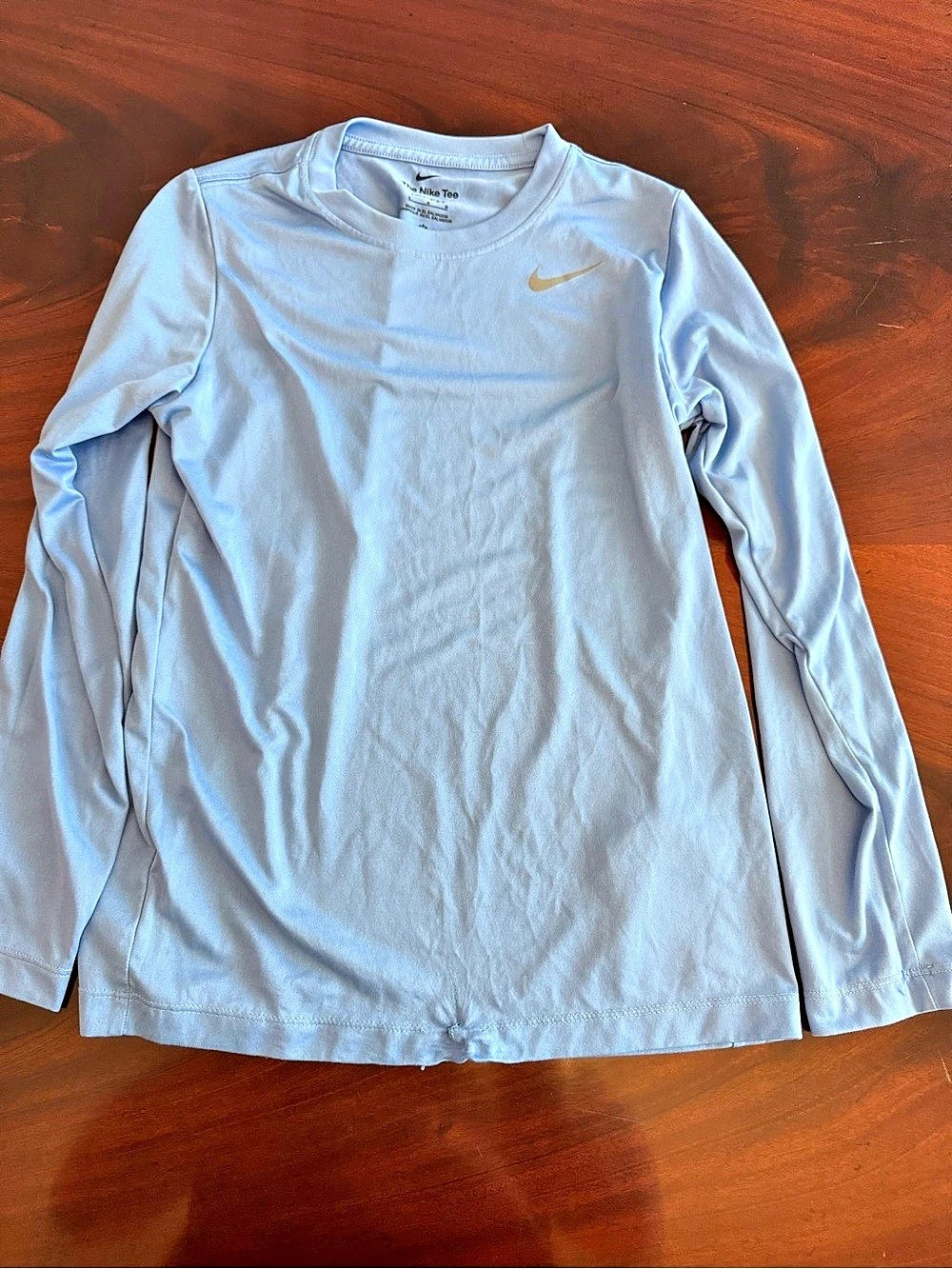 Nike The Nike Tee Dri-FIT Long Sleeve Blue Large